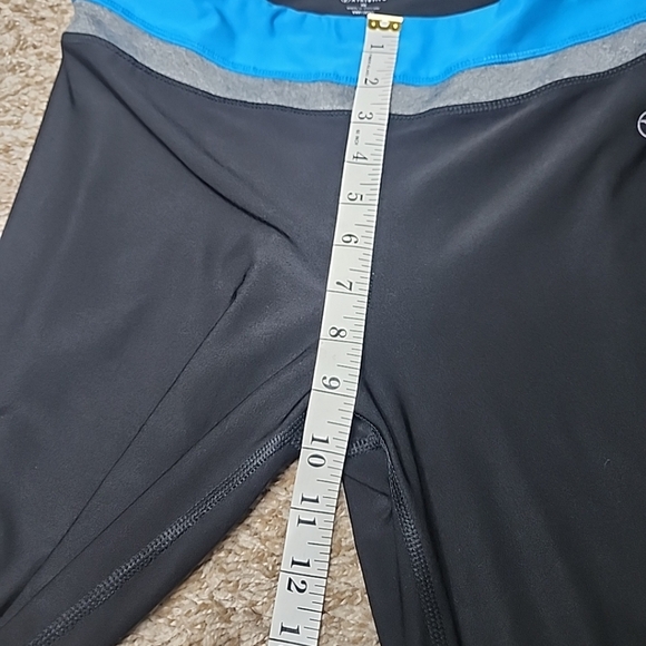 Vogo Athletica Leggings Womens Medium Black Blue Activewear Casual - Picture 5 of 6